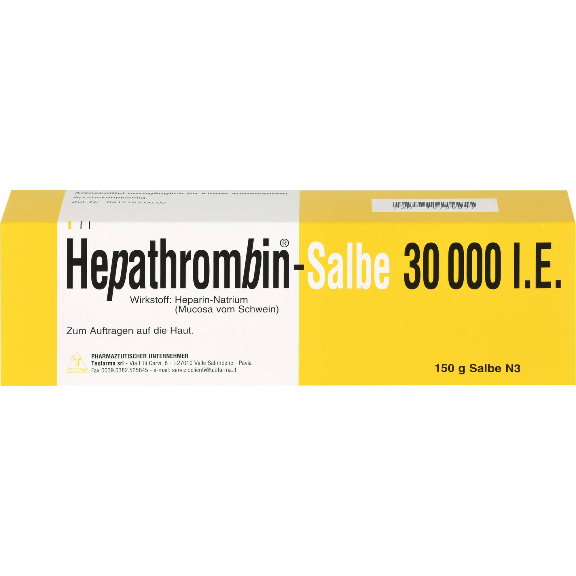Hepathrombin-Salbe 30000 I.E., 150 g Ointment Online Deal