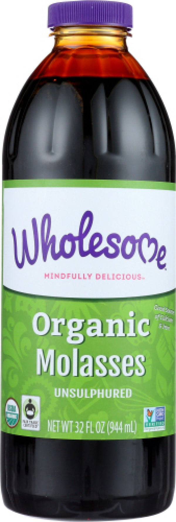 Wholesome Organic Blackstrap Molasses 32 oz Liquid Trending Now!